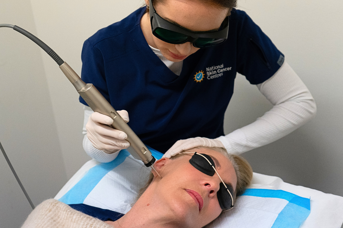 Laser for redness & vascular concerns National Skin Cancer Centres